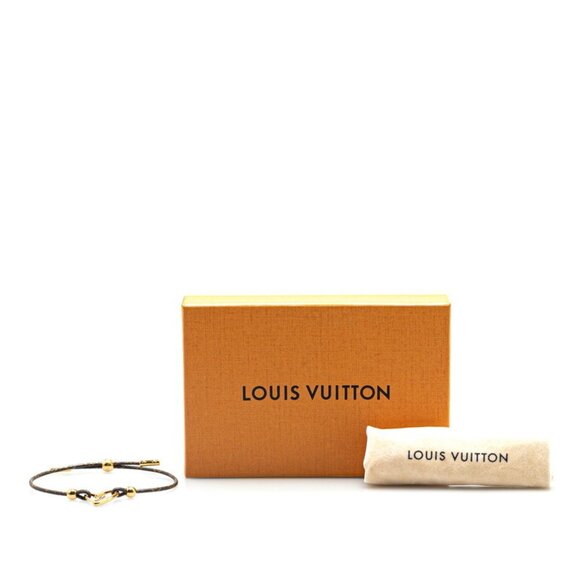 LOUIS VUITTON Brown Monogram Love Charm Bracelet - Picture 7 of 7